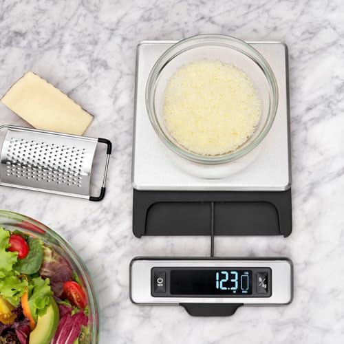OXO Good Grips Stainless Steel Food Scale with Pull-Out Display, 11-Pound NEWER VERSION AVAILABLE