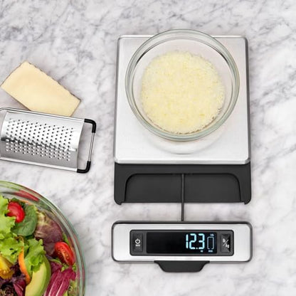 OXO Good Grips Stainless Steel Food Scale with Pull-Out Display, 11-Pound NEWER VERSION AVAILABLE