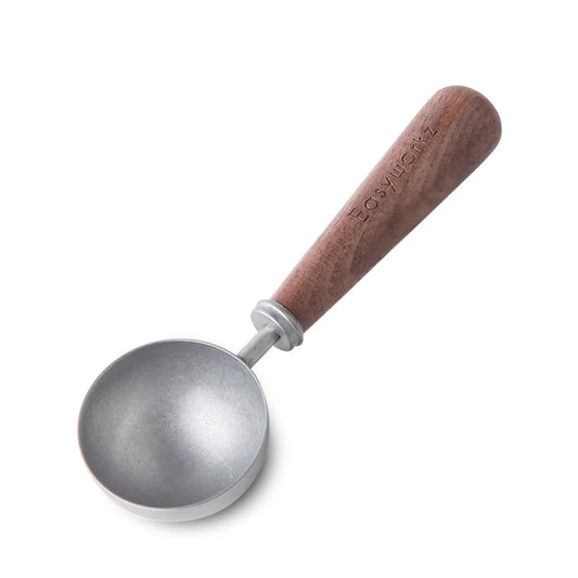 Easyworkz Retro Stainless Steel Coffee Spoon With Black Walnut Handle,10g - Measuring Spoon (Vintage)