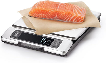 OXO Good Grips Stainless Steel Food Scale with Pull-Out Display, 11-Pound NEWER VERSION AVAILABLE