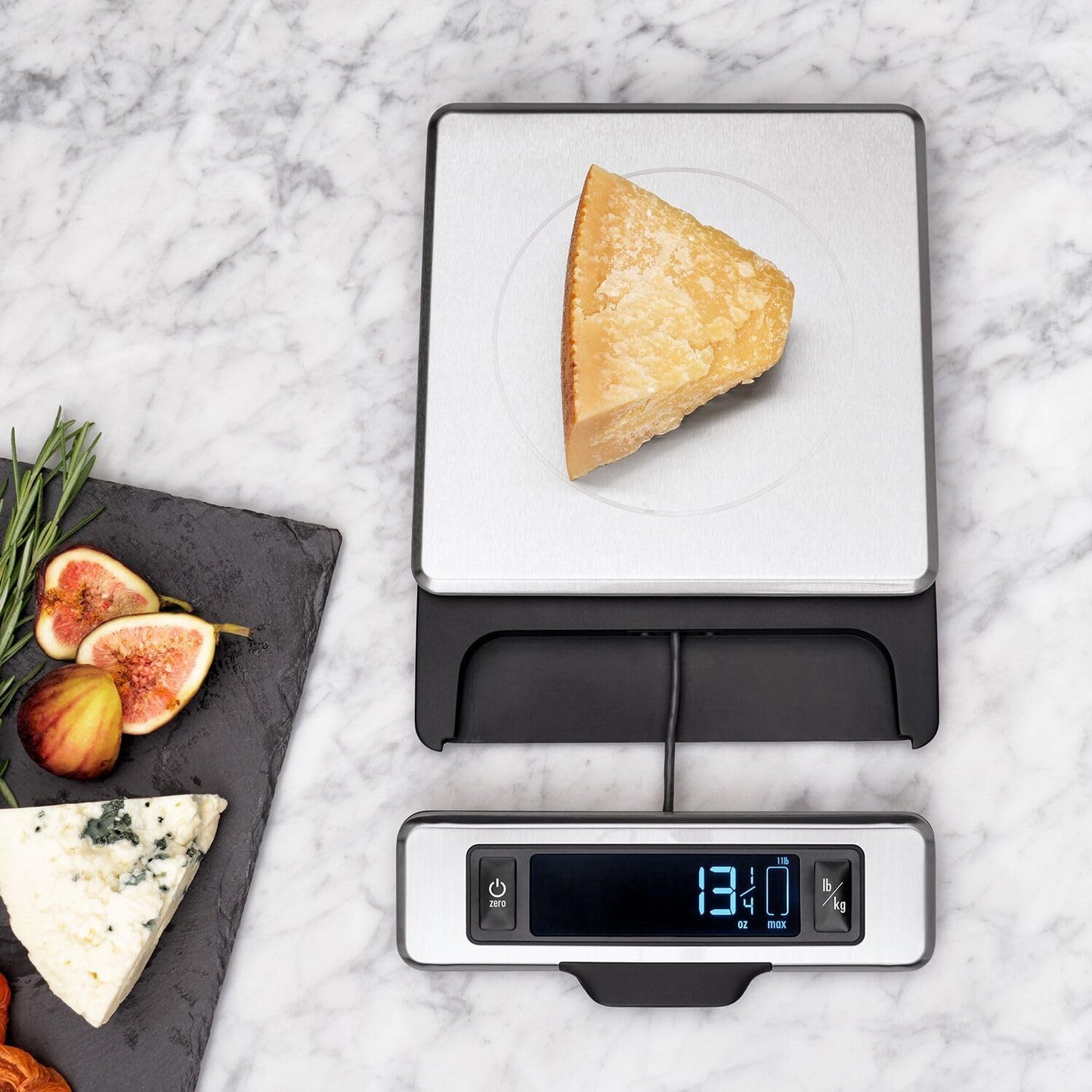 OXO Good Grips Stainless Steel Food Scale with Pull-Out Display, 11-Pound NEWER VERSION AVAILABLE